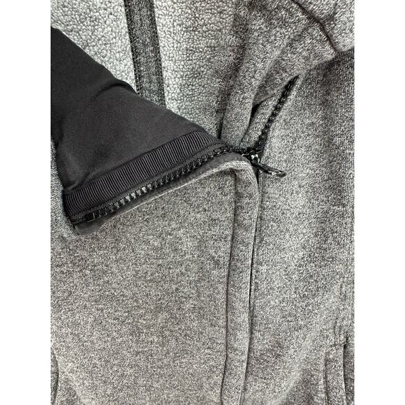Lululemon Jacket Women 8 Grey Karmacollected Collared Cotton Fleece Super Soft - Picture 6 of 10